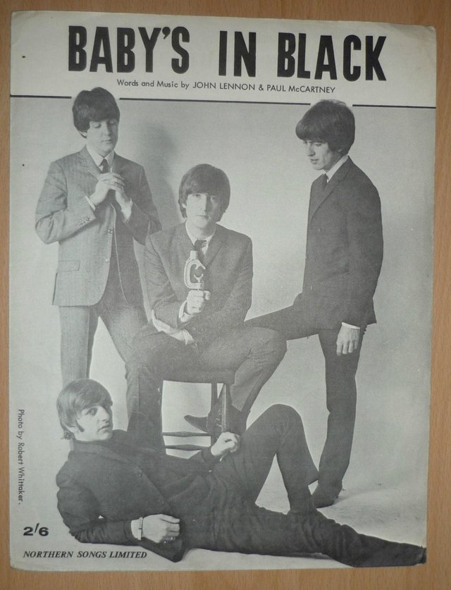 Preview of the first image of WANTED Beatles Sheet Music Baby's in Black Honey Dont  Ringo.