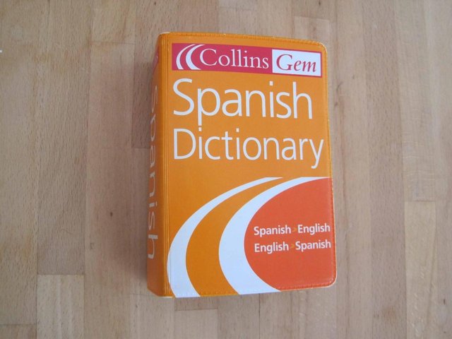 Image 2 of SPANISH to English to Spanish DICTIONARY