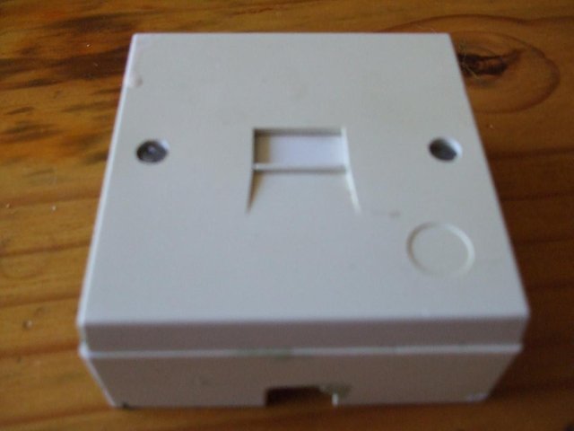 Preview of the first image of BT TELEPHONE SOCKET(COMPLETE WITH WALL PLATE).