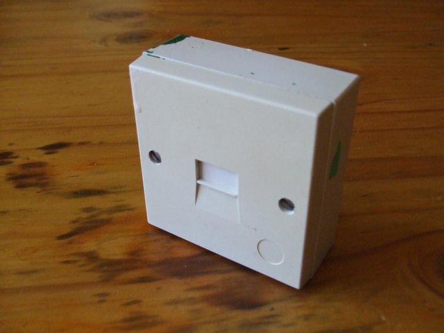 Image 3 of BT TELEPHONE SOCKET(COMPLETE WITH WALL PLATE)