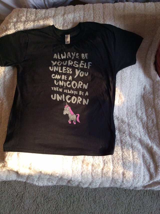 Preview of the first image of Always Be Yourself Unless You Can Be A Unicorn T-shirt.