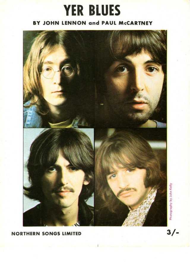 Preview of the first image of WANTED BEATLES SHEET MUSIC ALL I'VE GOT TO DO & YER BLUES.