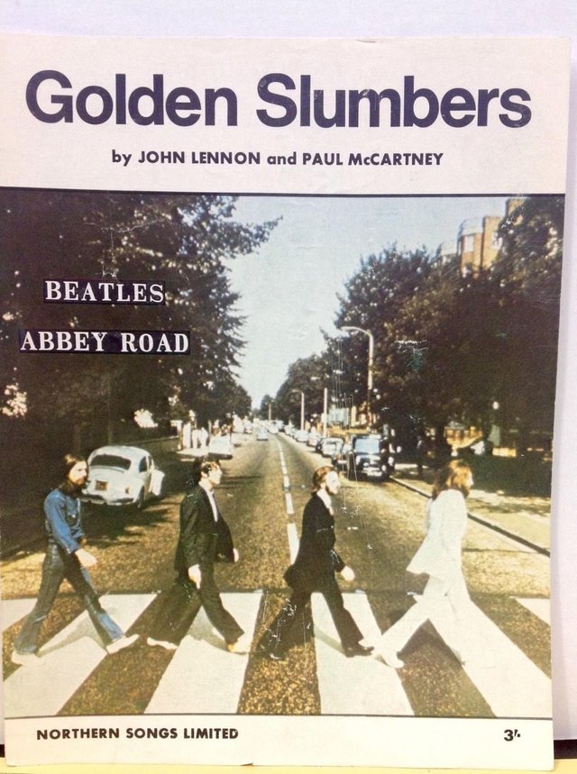 Preview of the first image of WANTED Beatles Sheet Music " Golden Slumbers".