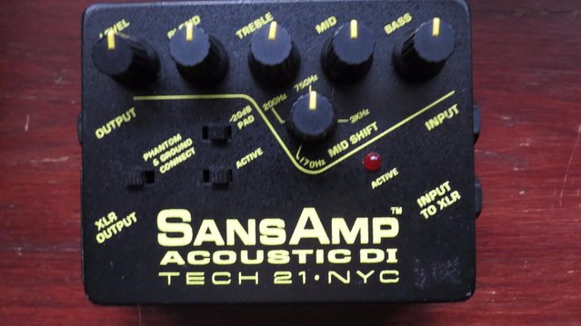 Image 2 of SansAmp Acoustic DI preamp TECH 21.NYC