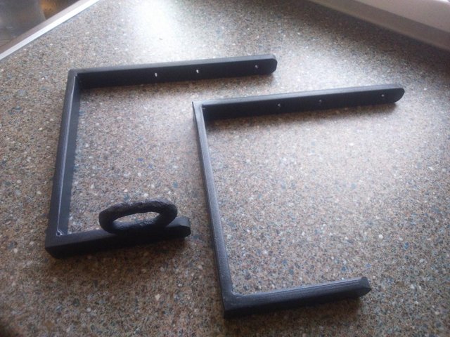 Preview of the first image of Ladder Brackets lockable, Heavy Duty, SOLID STEEL , LOCKABLE.