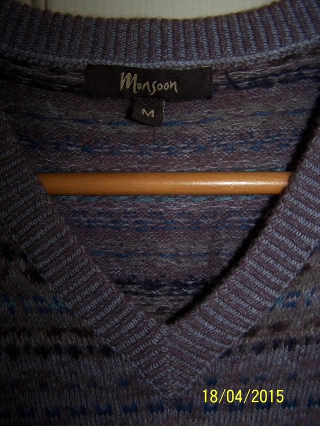 Preview of the first image of Fair Isle Sleeveless Pullover/Jumper.