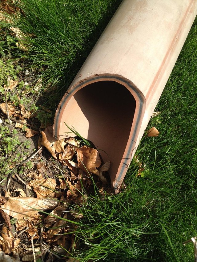 Image 2 of Clay Sewer Pipe 7 inch