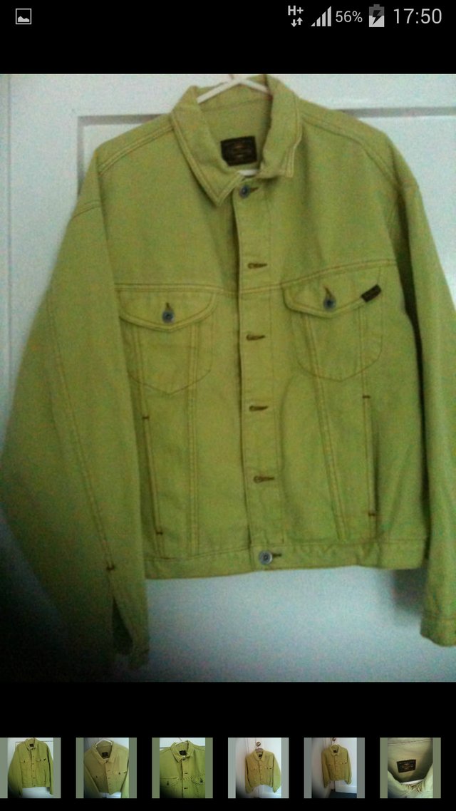 Preview of the first image of Vintage Benetton Blue Family Jacket M/L.