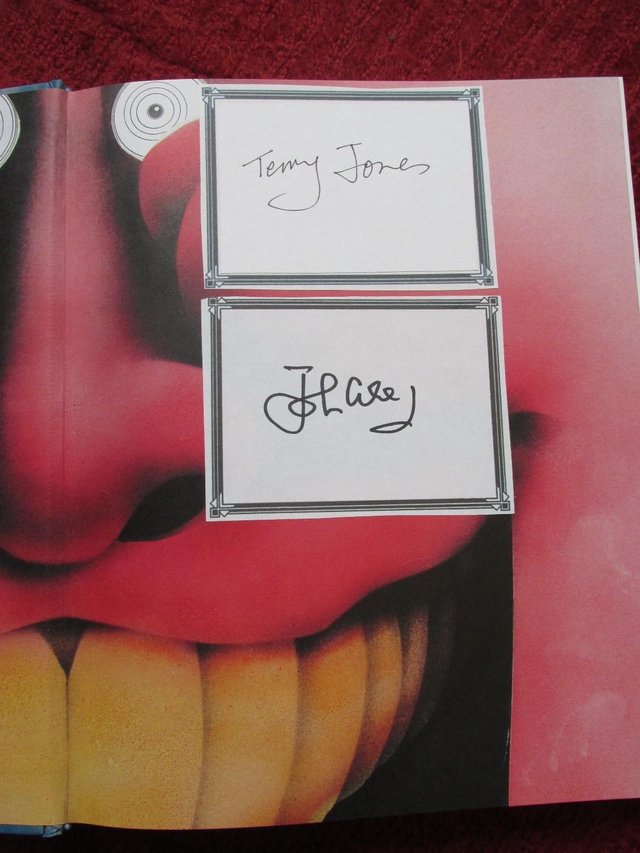 Image 3 of TERRY JONES & JOHN CLEESE Hand Signed Book