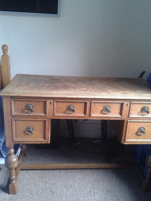 Preview of the first image of antique writing table.