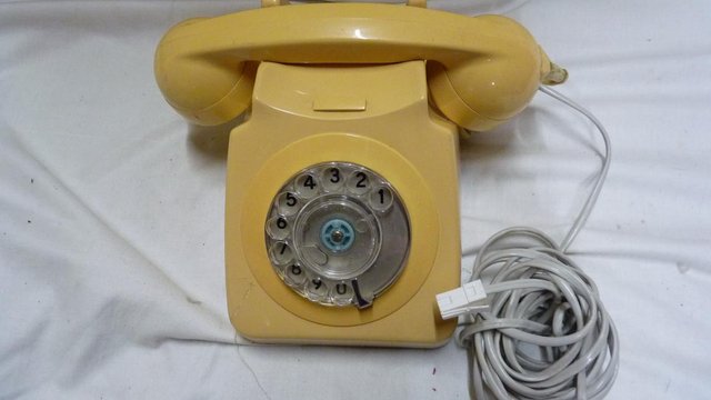 Preview of the first image of Vintage off white Telephone 1970's working.