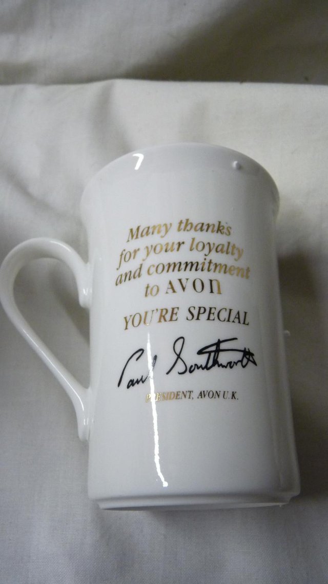 Image 2 of Collectable Avon Reps Mug.