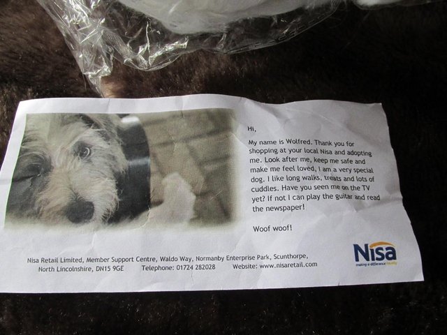 Image 3 of WOLFRED - NISA DOG TOY - ADVERTISING PRODUCT
