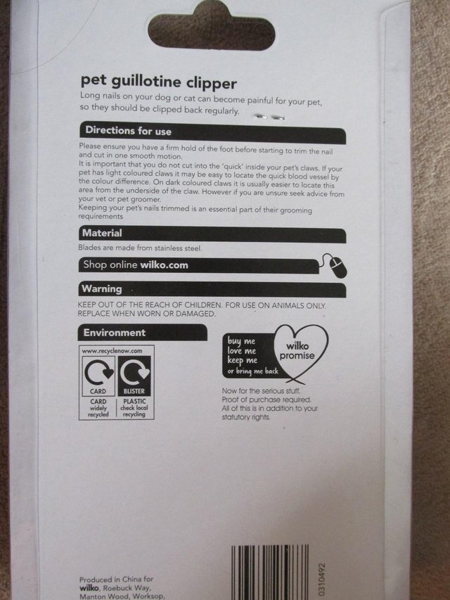 Image 3 of Pet Guillotine Clippers BRAND NEW and sealed