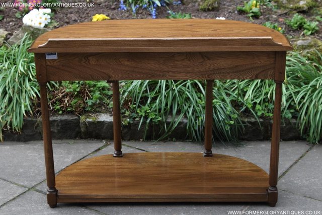 Image 14 of AN ERCOL GOLDEN DAWN HALL LAMP PHONE SIDE TABLE STAND