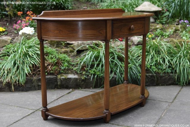 Image 31 of AN ERCOL GOLDEN DAWN HALL LAMP PHONE SIDE TABLE STAND