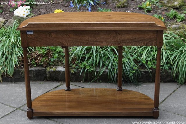 Image 36 of AN ERCOL GOLDEN DAWN HALL LAMP PHONE SIDE TABLE STAND