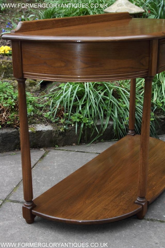Image 43 of AN ERCOL GOLDEN DAWN HALL LAMP PHONE SIDE TABLE STAND