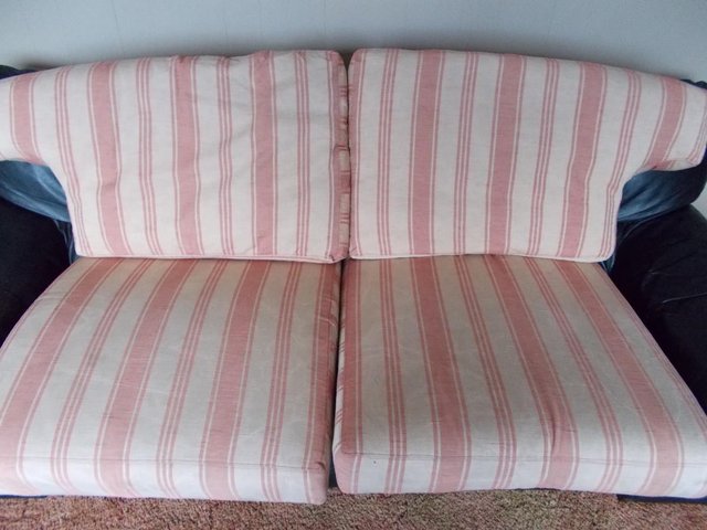 Preview of the first image of Laura Ashley 2 seater sofa / settee cushion set.