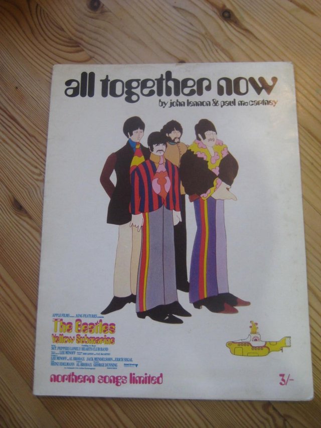 Image 3 of WANTED Beatles Sheet Music " I Want to tell you / A Day in