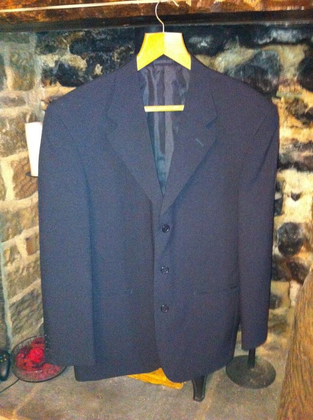 Image 3 of Black single breasted jacket by 'For Men'......Reduced!