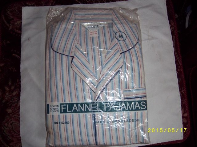 Preview of the first image of Mans  Flannel Pajamas.