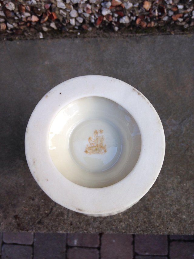 Image 2 of Belleek Vase Irish Porcelain
