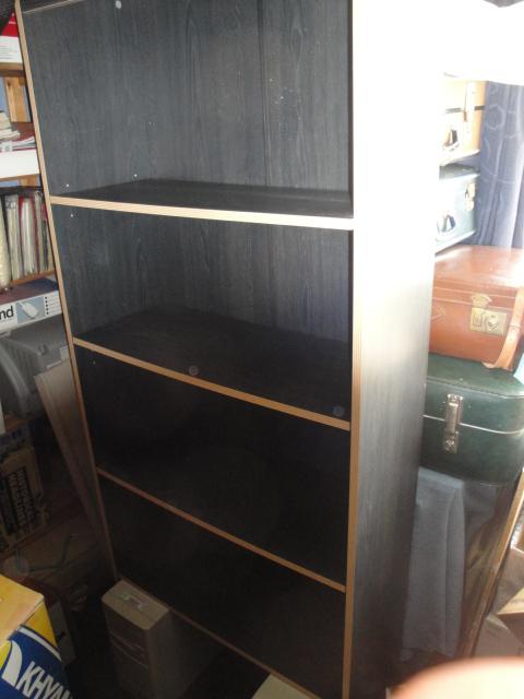 Preview of the first image of Book case / Book Shelves. Black gen. Used.
