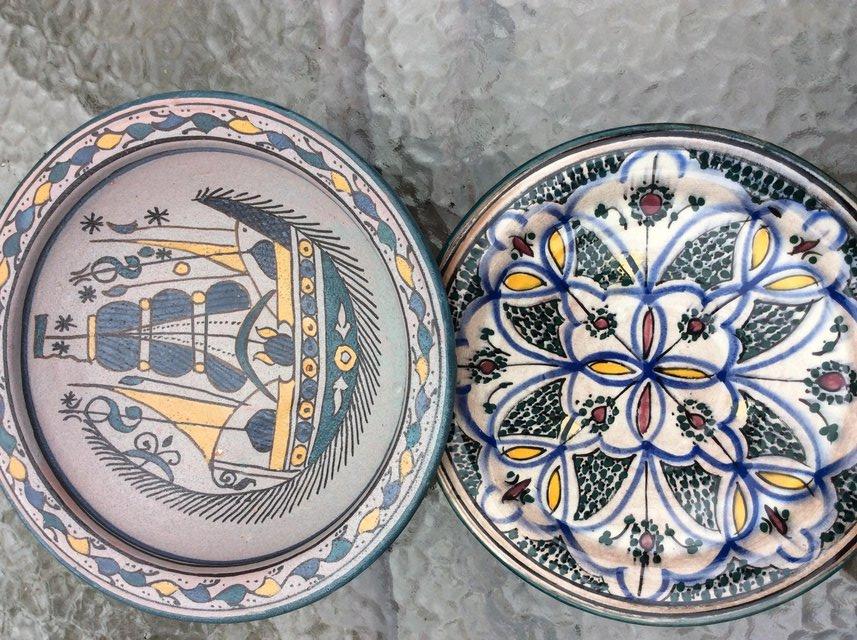 Preview of the first image of Two decorative display plates.