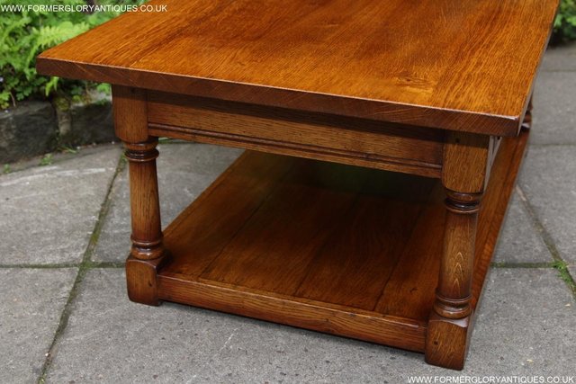 Image 15 of TITCHMARSH & GOODWIN OAK OCCASIONAL COFFEE LAMP PHONE TABLE