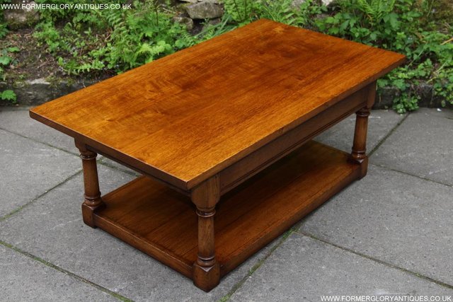 Image 16 of TITCHMARSH & GOODWIN OAK OCCASIONAL COFFEE LAMP PHONE TABLE