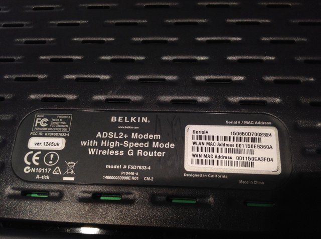 Image 2 of Belkin Wireless G Router