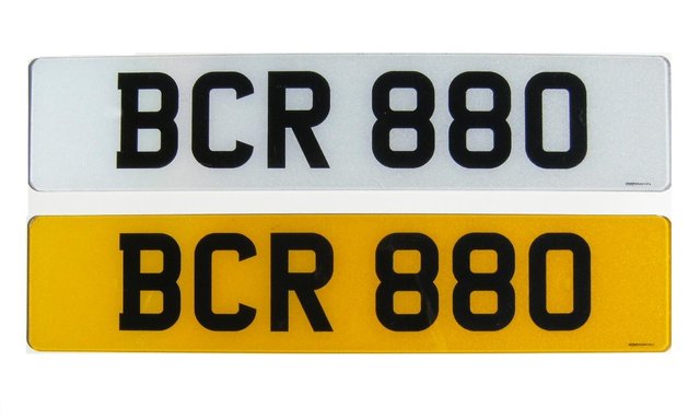 Preview of the first image of BCR 880 REGISTRATION PLATE - GREAT INVESTMENT.