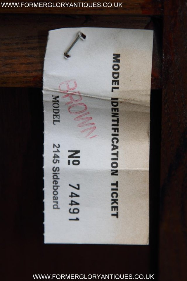 Image 14 of AN OLD CHARM TUDOR OAK DRESSER BASE SIDEBOARD CABINET TABLE