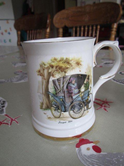 Preview of the first image of Vintage Royal Windsor Car mug (Incl P&P).