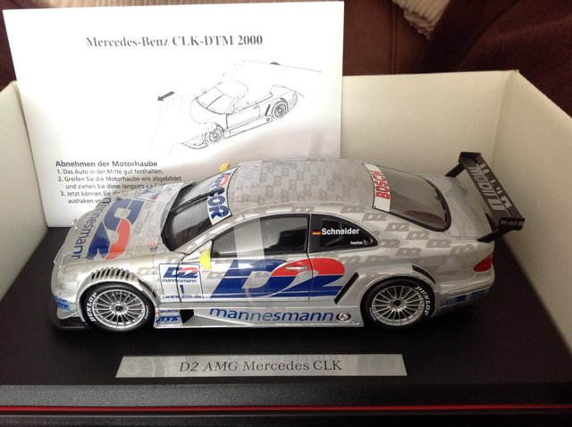 Preview of the first image of D2 AMG Mercedes CLK 1:18 Scale.