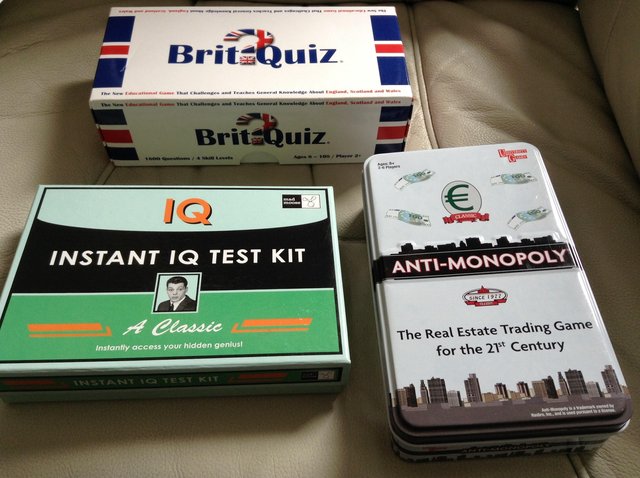 Preview of the first image of Brand New - Anti-Monopoly, Brit Quiz & IQ Quiz.