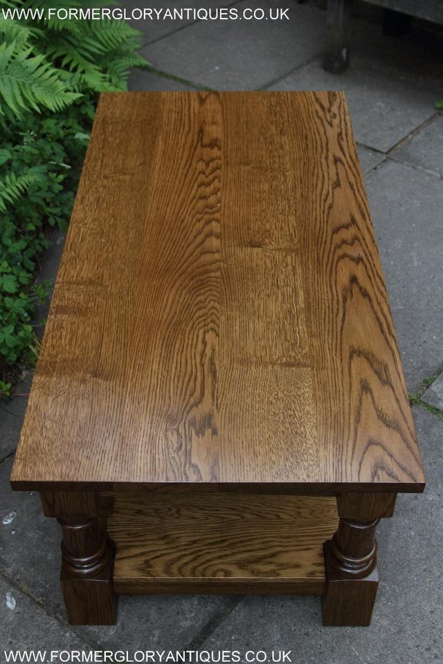 Image 14 of A TITCHMARSH GOODWIN STYLE TWO DRAWER COFFEE TABLE STAND