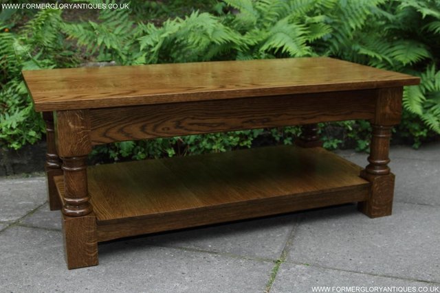 Image 35 of A TITCHMARSH GOODWIN STYLE TWO DRAWER COFFEE TABLE STAND