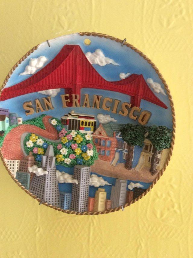 Preview of the first image of San Franciso wall plate.