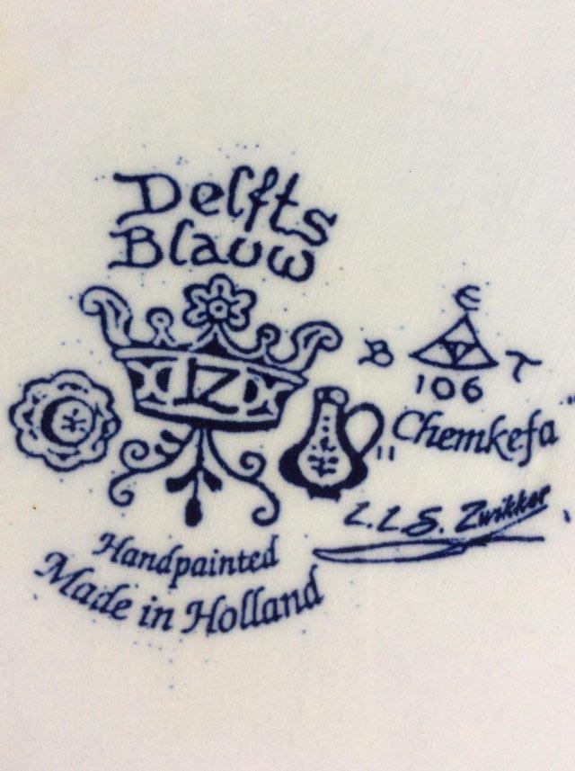 Image 3 of Dutch Delfts decorative wall plate