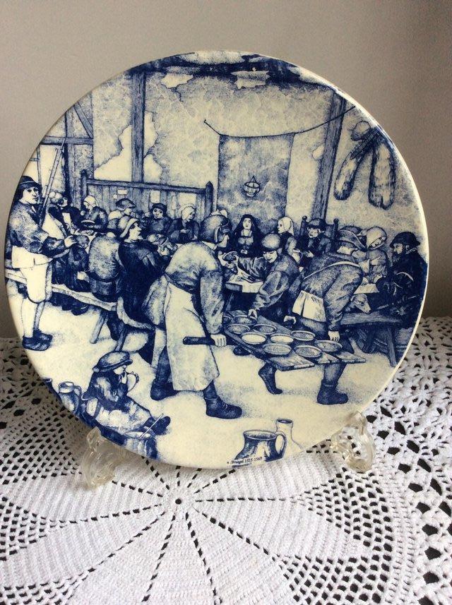 Preview of the first image of Dutch Delfts decorative plate.