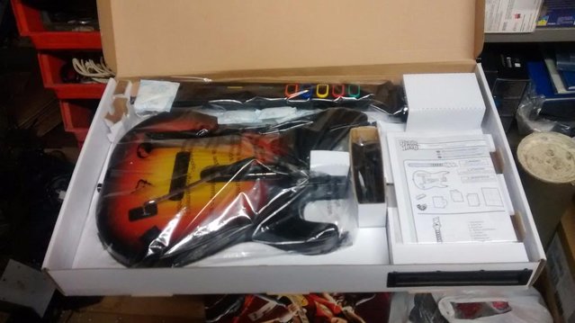 Preview of the first image of Wii Guitar Hero 5 Guitar.
