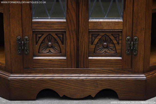 Image 34 of AN OLD CHARM LIGHT OAK HI FI DVD CD TV STAND TABLE CABINET