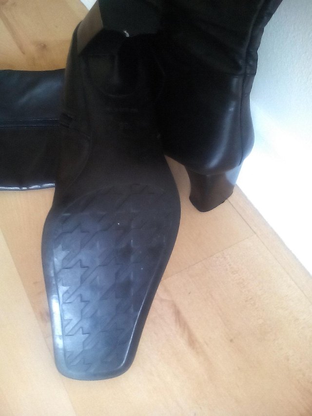 Image 2 of womens leather boots. Almost new