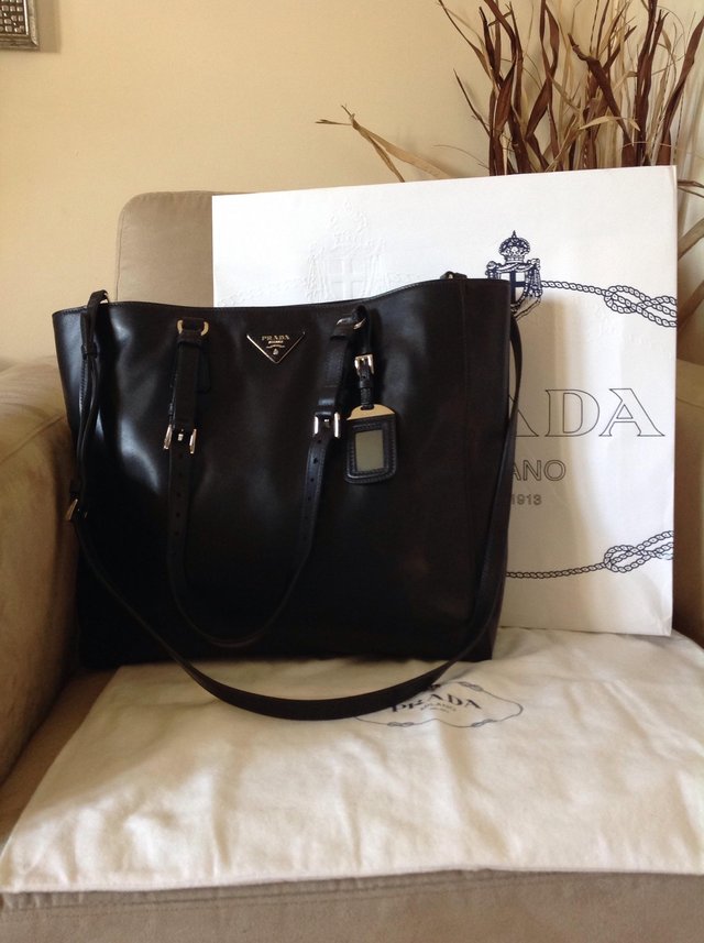 Preview of the first image of Genuine Prada tote bag.