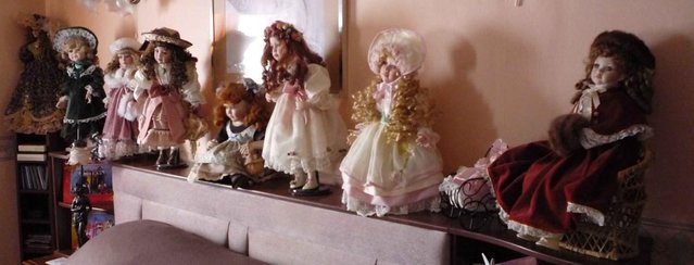 Image 3 of 12 PORCELAIN DOLL COLLECTION,