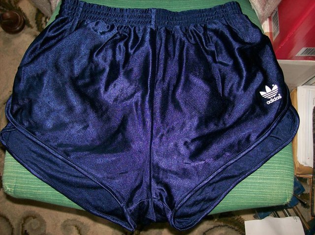 Image 2 of Adidas Blue Running / Sports Shorts 34" waist.