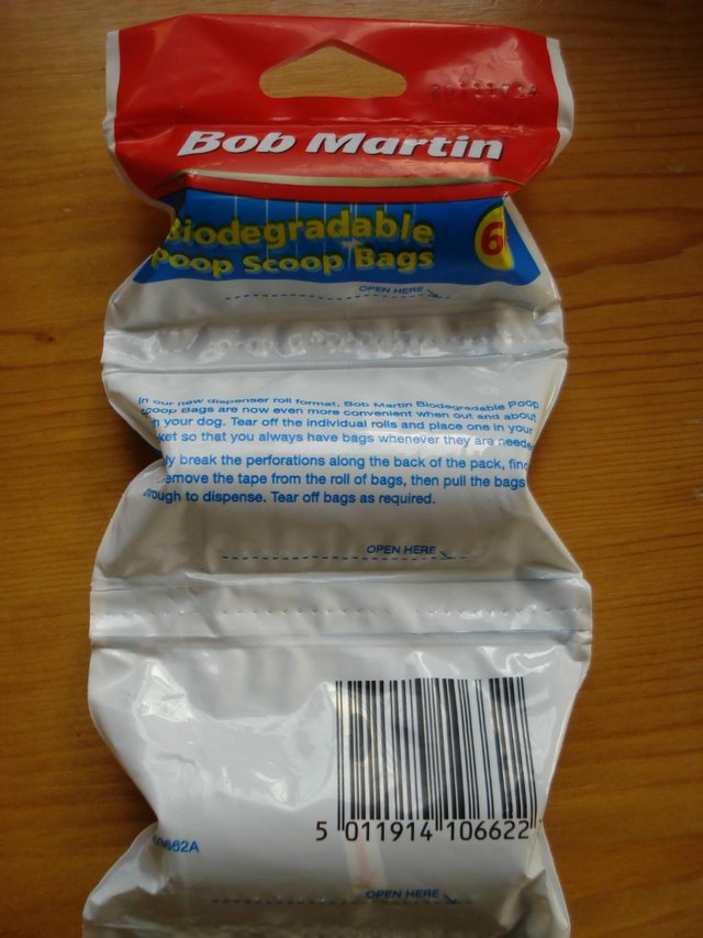 Image 2 of Bob Martin Biodegradable Poop Scoop Bags for dogs