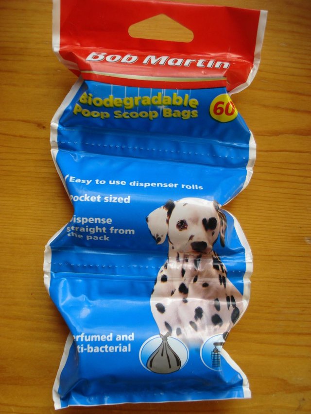 Preview of the first image of Bob Martin Biodegradable Poop Scoop Bags for dogs.